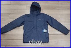 $200 NWT Columbia Men's Big Sparks Insulated Hooded Jacket Navy Blue MEDIUM M