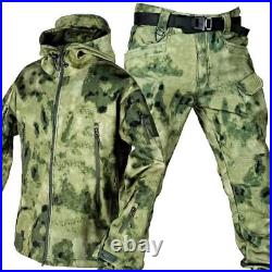 2023 new Army Soft Shell Tactical Waterproof Jacket Men's Hooded Jacket