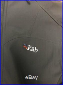 $220 Rab Baltoro Alpine Soft Shell Polartec Power Shield Mens Jacket Beluga L