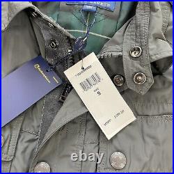 $398 NWT Polo Ralph Lauren (S) Gray Softshell Wind Resistant Plaid Lined Jacket