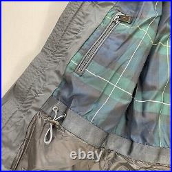 $398 NWT Polo Ralph Lauren (S) Gray Softshell Wind Resistant Plaid Lined Jacket