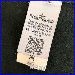 £425 Stone Island Soft Shell Jacket Forest Green XXL 2XL lined (XL)