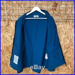 £475 Stone Island Comfort Soft Shell R bomber jacket Light blue XXL 2XL