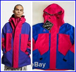 $500 Nike ACG Gore-Tex Men's Sz Large Jacket Blue Rush Pink BQ3445-666