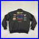 ACTRA_Jacket_Men_XL_Black_Team_Roping_Wrangler_Lined_Quilted_Bomber_Cowboy_Rodeo_01_ae