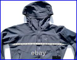 ARCTERYX Gamma MX Hoody Jacket Soft Shell Fleece HERON GRAY Men L LEAF Veilance