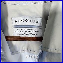 A kind Of Guise Jacket Mens Blue White Dyed MediumWindBreaker