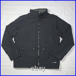 Abercrombie & Fitch Men's Thermo Peak Shell Lined Jacket Black L Water Repellent