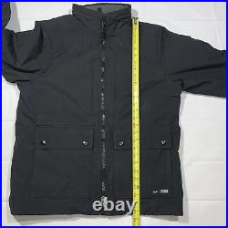 Abercrombie & Fitch Men's Thermo Peak Shell Lined Jacket Black L Water Repellent