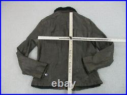All Saints Jacket Adult Extra Large Brown Spitalfields Bomber Flight Coat Mens