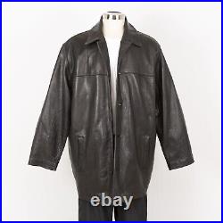 Andrew Marc New York Mens Leather Jacket Size XL