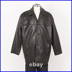 Andrew Marc New York Mens Leather Jacket Size XL