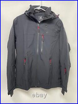 Apricoat Mens S Black Adventure Jacket Soft Shell Hooded Zip Waterproof V2 2.0