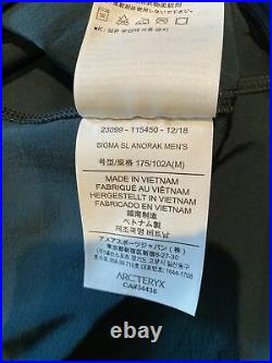 Arc'Teryx Sigma Sl Anorak Mens Soft-Shell Climbing Jacket Sz M