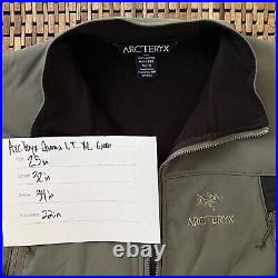 Arc'teryx Arcteryx Gamma LT Jacket Full Zip Soft Shell Green Men's Size XL