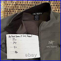 Arc'teryx Arcteryx Gamma LT Jacket Full Zip Soft Shell Grey Men's Size Medium M