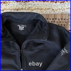 Arc'teryx Arcteryx Straibo Full Zip Fleece Soft Shell Jacket Black Men's Size XL
