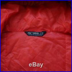 Arc'teryx Insulated Parka Jacket Size M Soft Shell Maroon Orange