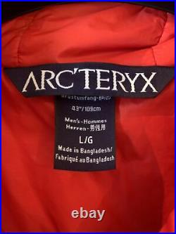 Arc'teryx Jacket Large L Atom Lt Hoody Mens Light Grey