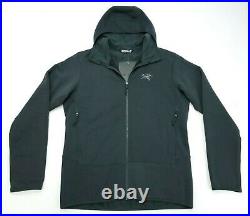 Arc'teryx Men's Medium Kyanite Soft Shell Fleece Hoody Full Zip Jacket Green NWT
