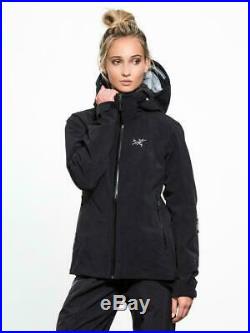Arc'teryx Ravenna Jacket Gore-Tex Waterproof Women Black M 17968 Ski MSRP $725