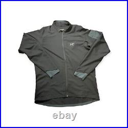 Arc'teryx Softshell Men's Jacket Full Zip Windstopper Black Large