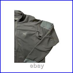 Arc'teryx Softshell Men's Jacket Full Zip Windstopper Black Large