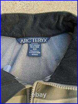 Arc'teryx Venta AR Windstopper Soft Shell Fleece full zip green Jacket Men M EUC