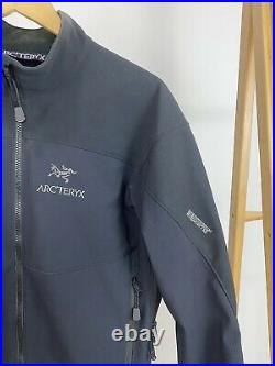 Arc'teryx Windstopper Softshell Fleece Interior Full Zip Black Jacket Size M