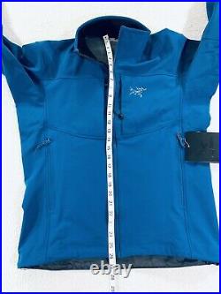 Arcteryx Gamma MX Jacket Iliad Blue Soft Shell Fleece Lined Mens Size Medium New