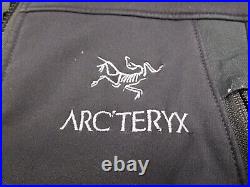 Arcteryx Jacket Mens Small Black Gamma Polartec Full Zip Pockets Long Sleeve