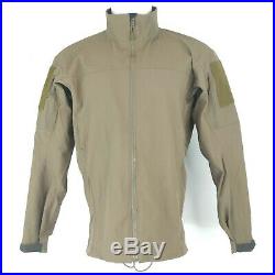 Arcteryx LEAF Mens Medium Green Tactical Full Zip Soft Shell Stretch Coat Jacket