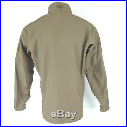 Arcteryx LEAF Mens Medium Green Tactical Full Zip Soft Shell Stretch Coat Jacket