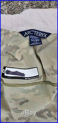 Arcteryx LEAF Multicam Conbat Jacket Large Soft Shell Seal Devgru Cag