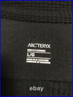 Arcteryx Mens Aptin Zip Hoody Large Black