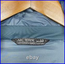 Arcteryx Mens Atom AR Jacket Size Large Grey/Blue Color Good Used Condition