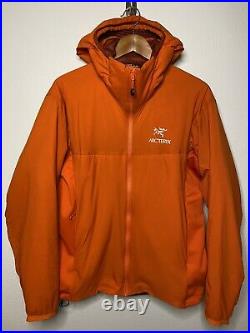 Arcteryx Mens Atom LT Hoody Orange Size Large Excellent Used Condition