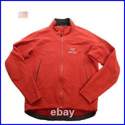 Arcteryx Mens Medium Red Soft Shell Jacket