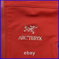 Arcteryx Mens Medium Red Soft Shell Jacket