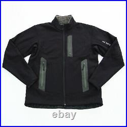 Arcteryx Mens Softshell Polartec Fleece Lined Full Zip Jacket Black Size M
