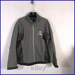 Arcteryx Soft Shell Jacket Men's L Beige Olive Light Weight Water Resistant Coat