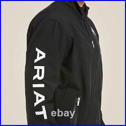Ariat Men's New Team Black Full-Zip Softshell Jacket -10019279