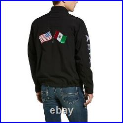 Ariat Men's New Team Black USA/Mexico Softshell Jacket 10033523
