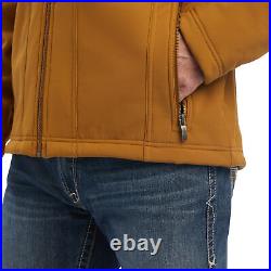 Ariat Men's Vernon Sherpa Bronze Brown Softshell Jacket 10041802
