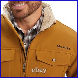 Ariat Men's Vernon Sherpa Bronze Brown Softshell Jacket 10041802