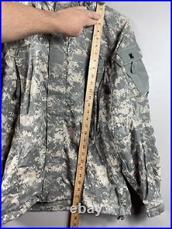 Army Issued Cold Weather Soft Shell Camo Combat Medium-Regular Jacket With Hood