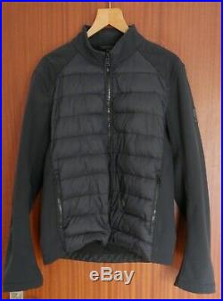 BELSTAFF Men's HARPFORD Down & Soft Shell Jacket Black L XL