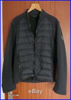 BELSTAFF Men's HARPFORD Down & Soft Shell Jacket Black L XL