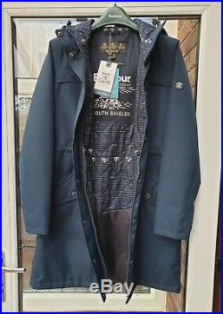 BNWT Barbour Womens Seafield Waterproof Jacket Coat UK10 LWB0509 rrp£220