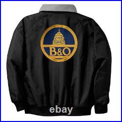 Baltimore and Ohio Embroidered Jacket Front and Rear 25r